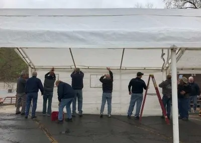 dwif tent raising may 2019 3
