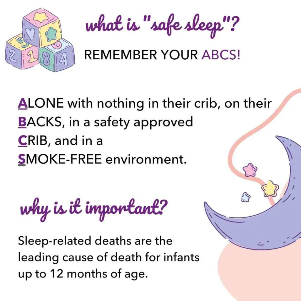 first year ABCs safe sleep