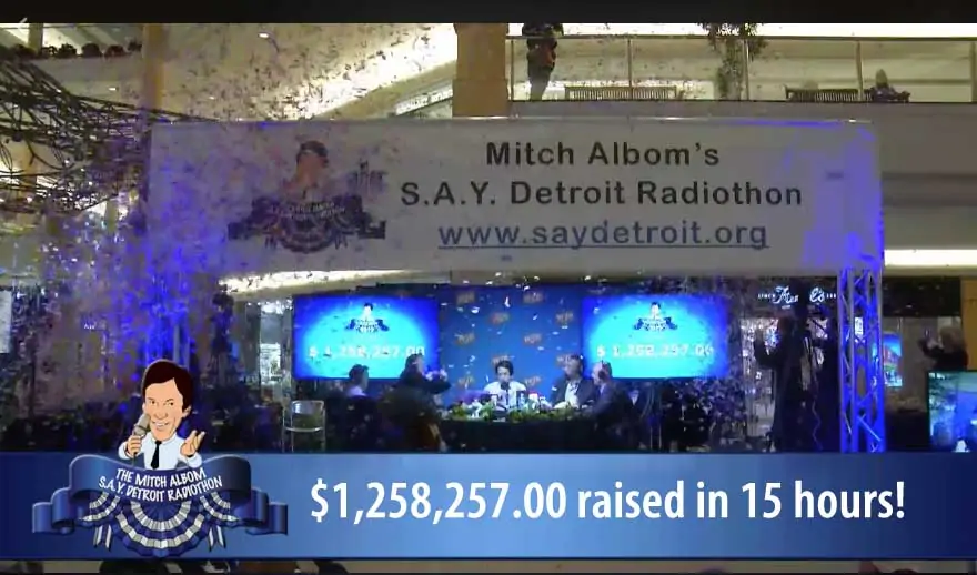 New Record! 6th Annual #SAYDetroit Radiothon Raises Over $1.2 Million